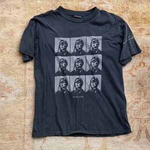 Anine Bing Black Graphic T-Shirt TERRY O'NEILL X BRIGITTE BARDOT